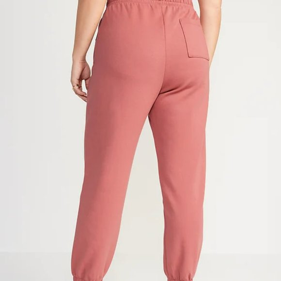 High-Waisted Dynamic Fleece Pintucked Sweatpants - Picture 5 of 7